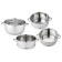 Bekker double, 3 tiers, 10.6 l, silver color