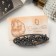 Hair clip for hair "Grace" branches oval shine, 8 cm, silver