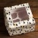 Packaging for 4 cupcakes with a window "Emergener", 16 x 16 x 10 cm