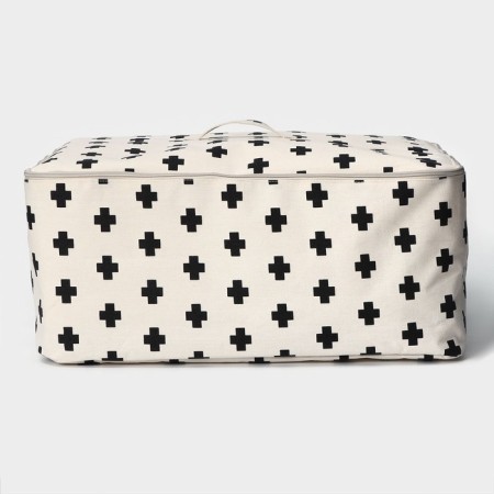 CFR for storing things "openwork", 55 × 42 × 25 cm, black and milk color-3