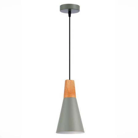 Suspension EVOLUCE. Sle125173-01. Modica. 1x40 W, E14, 14x14x25 cm, gray color-3