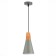 Suspension EVOLUCE. Sle125173-01. Modica. 1x40 W, E14, 14x14x25 cm, gray color