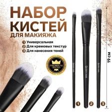 A set of makeup brushes 