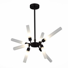 Ceiling Ceiling ST LUCE. SL1620.402.08. Splio. 8x5 watts, G9, 4000k, 60x60x63 cm, black color