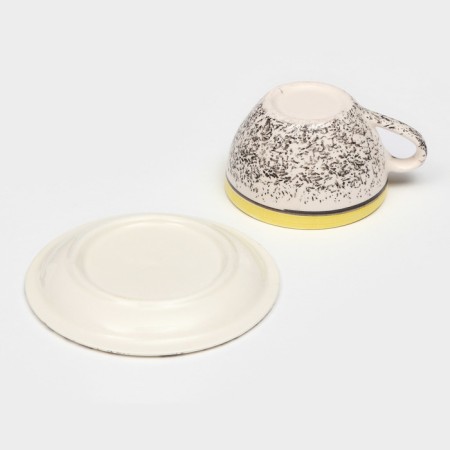 Tea couple ceramic "Persia", 200 ml, yellow, 2 items, 1 variety, Iran-4