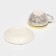 Tea couple ceramic "Persia", 200 ml, yellow, 2 items, 1 variety, Iran