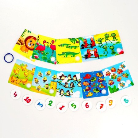 Velcro game "Fun Velcro. Learning to count "-2