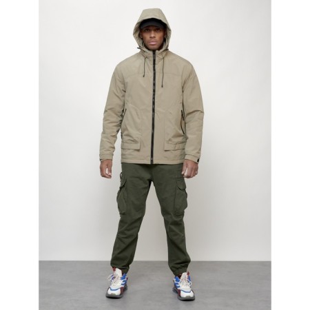 Male spring jacket, size 54, beige color-8