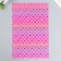 Foamiran "Golden stars on bright pink" 2 mm format A4 set of 5 sheets