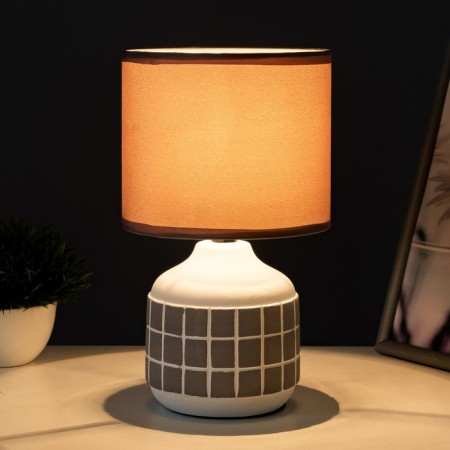 Glykeria table lamp E14 40W white-gray 15x15x27 cm Risalux-1