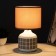 Glykeria table lamp E14 40W white-gray 15x15x27 cm Risalux