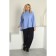 Female trousers, size 46, blue color