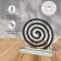 Spiral stand from mosquitoes and incense, metal, "frogs"