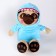 Soft toy "Bonya", in a shark costume