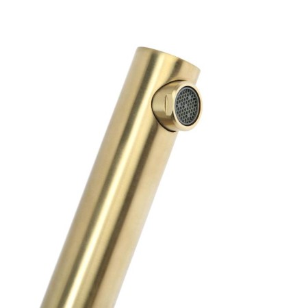 Accoona A90121AW sink mixer, pressure, brass, gold/satin-4