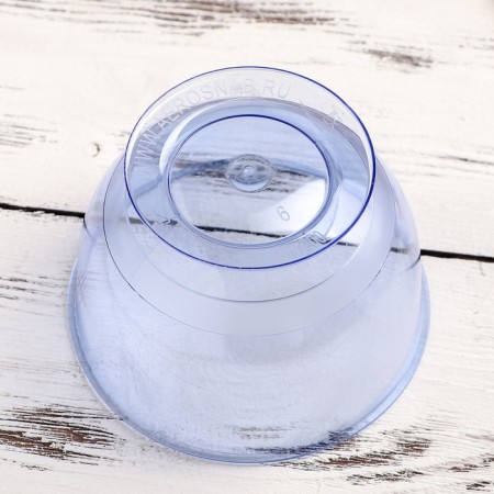 Crecanter Plastic disposable "Crystal", 200 ml, blue color-2