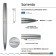 Switching handle, 1.0 mm, BrunovisConti sorrento, blue rod, metal case silver