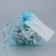 Big an organza bag of blue “sky”, with a nameplate, 10 x 12 cm +/- 1.5 cm