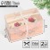Pink trend cupcake box, 16 x 8 x 10 cm, new year