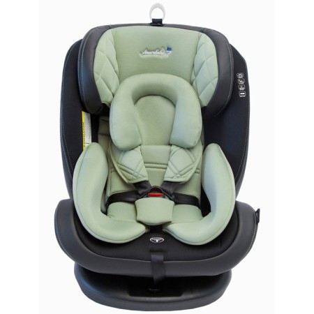 AMAROBABY ST-3, ISOFIX class D, group 0+/1/2/3, Khaki Color-9