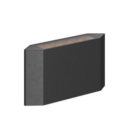 Architectural lighting Outdoor O412WL-L5GF3K, 5W, 20.5x6x11 cm, LED, 300LM, 3000K, graphite color-1