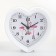 Clock - desktop an alarm clock, discrete move, d -9 cm, 11 x 11 cm, aa