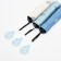 Mechanical umbrella “letters”, eponge, 4 additions, 8 spokes, r = 49/56 cm, d = 112 cm, color mix