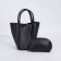 Bag Female Tout with zipper, black color