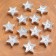 Candle in the sleeve "Star", set of 12 pcs, silver shit