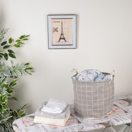 Basket Winness Textile shares "Cage", 30 × 30 × 30 cm, color gray color-3
