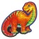 Wooden puzzle "Bronotosaurus"