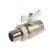 Ball bar Valtec Base VT.227.NW.05, 3/4 ", with an American, white butterfly, corner