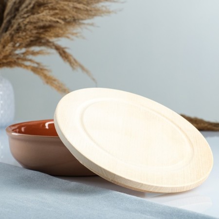 Set for the junction "Vyatka No. 3" (3 containers / 1l. + 3 wooden covers), beige-2