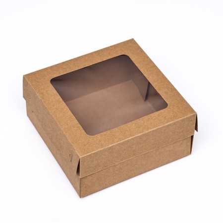 Confectionery packaging, craft, 17 x 17 x 8 cm-2
