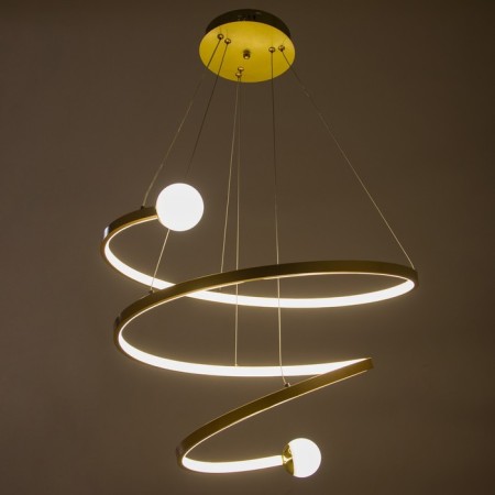 Bayerlux chandelier with DNO "Primaver" LED 140W 3000-6000K gold 60x60x50 cm-2