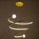 Bayerlux chandelier with DNO "Primaver" LED 140W 3000-6000K gold 60x60x50 cm