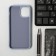 Luazon cover for the iPhone 12 Mini, Soft-Touch silicone, blue