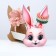 Bunny Sayka rim stand, 17 x 26 x 30 cm
