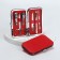 Set of manicure 6PR 1-1-1 1 red 11*6.8*1.5cm package QF