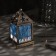 LED figure "Lantern with a deer" 6 × 13 × 6 cm, plastic, batteries AG13x3, glow warm white