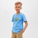 T -shirt Children's Minaku "Dog" color blue, height 128