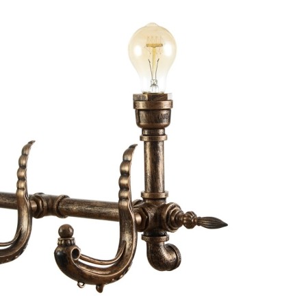 Lamp "Krueger" 2he27 40W bronze 80x26x20cm-4