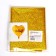 Foil ball 18 "heart", holography, gold color