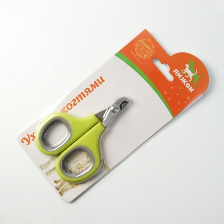 Coger scissors with soft handles, a hole of 8 mm, green-gray-5