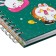 Notebook of 96 A6 sheets on the crest of Meshu "My Cute Day", a solid cover, matte lamination, selective UV-clock