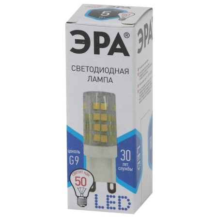 LED LED era Standard "Capsula", 5 W, G9, 400 lm, 4000k, white glow-2