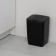 Garbage bucket of sensory shade, 12 l, black color