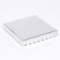 Box for cookies, silver, 18 x 18 x 3 cm