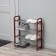 Shoe -shoe Dolyana, 4 tiers, 50 × 19 × 59 cm, red color