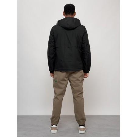 Sports male jacket, size 56, black color-3